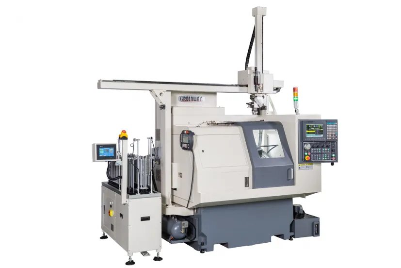 Torno CNC con Cargador Tipo Pórtico