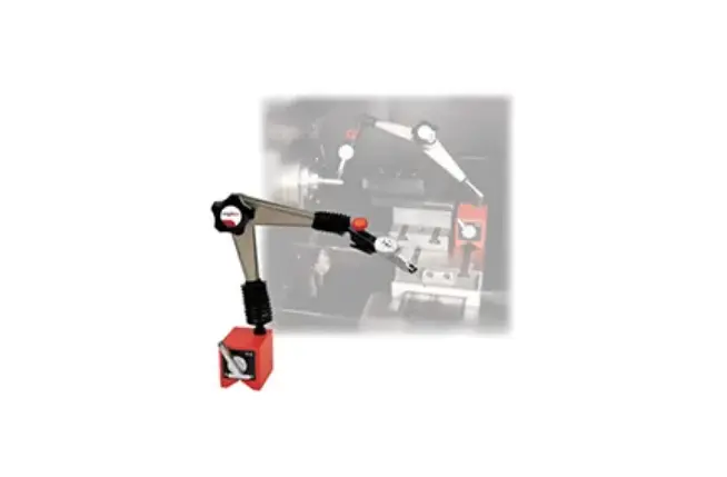 Base con indicador de carátula MPTEC para posicionamiento preciso
